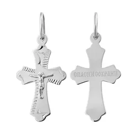 Подвеска из серебра с родированием 35-0564-23-00