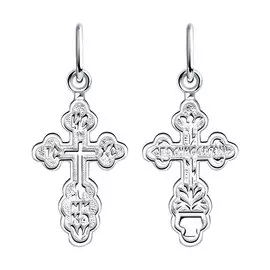 Подвеска из серебра с родированием 94120016