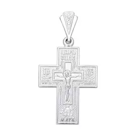 Подвеска из серебра с родированием 94120125