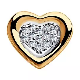 Подвеска из золота с фианитами 035613