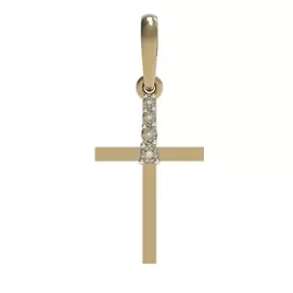 Подвеска из золота с фианитами 101998-1102