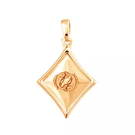 Подвеска «Рыбы» из красного золота 35-0471-11-72