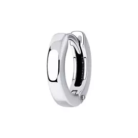 Серьга из серебра с родированием 95170002