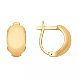 Серьги из красного золота 027717