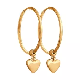 Серьги из красного золота 028023