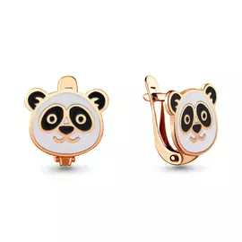 Серьги из красного золота 33132