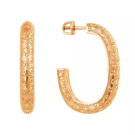 Серьги из красного золота D2-157-11-00