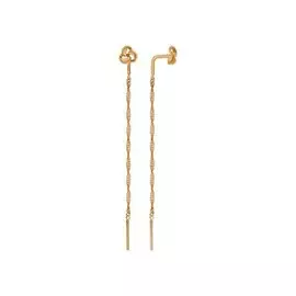 Серьги из красного золота 027013