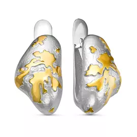 Серьги из серебра E-0241W