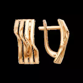 Серьги из красного золота 013832-1000