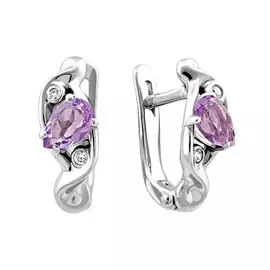 Серьги Аметист