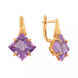 Серьги Аметист