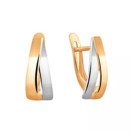 Серьги без вставок 20-1639-10-00