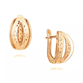 Серьги без вставок 25-0750-11-63