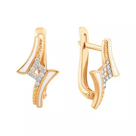 Серьги Брил, эмаль