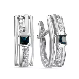 Серьги Брил., Сапфир 02-3069/2
