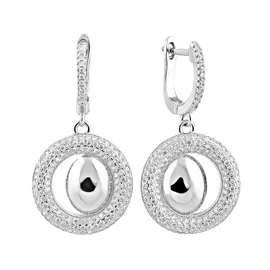 Серьги Фианит