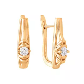 Серьги Фианит