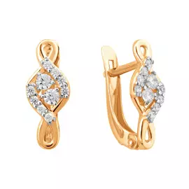 Серьги Фианит