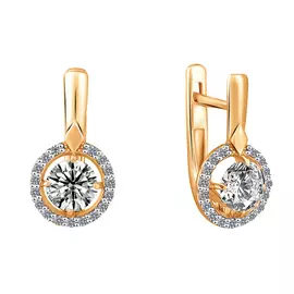 Серьги Фианит