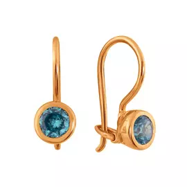 Серьги фианит