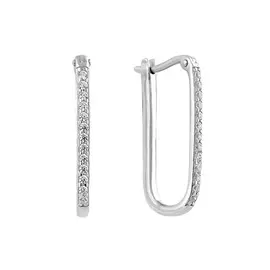 Серьги Фианит,