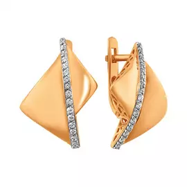 Серьги фианит