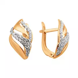 Серьги Фианит