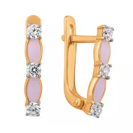 Серьги Фианит