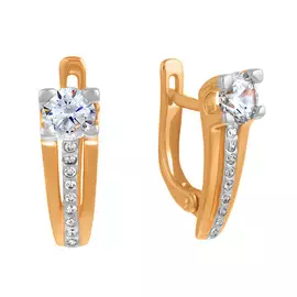 Серьги Фианит