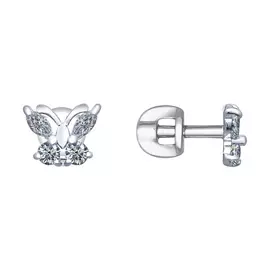 Серьги Фианит