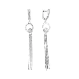 Серьги Фианит