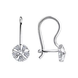 Серьги Фианит