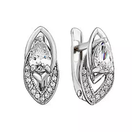 Серьги Фианит