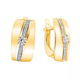 Серьги Фианит