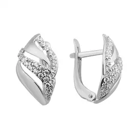 Серьги Фианит