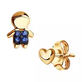 Серьги Фианит