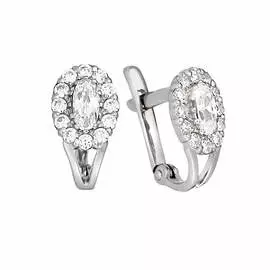 Серьги Фианит