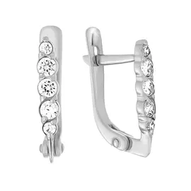 Серьги Фианит