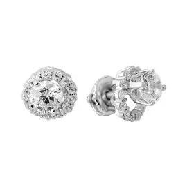 Серьги Фианит