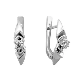 Серьги Фианит