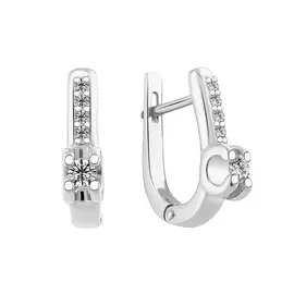 Серьги Фианит