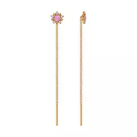 Серьги Фианит