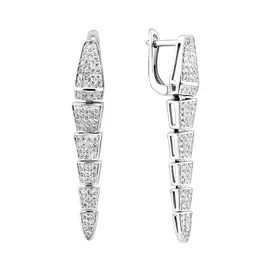 Серьги Фианит