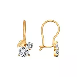 Серьги Фианит