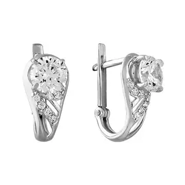 Серьги Фианит