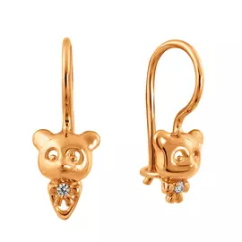 Серьги фианит