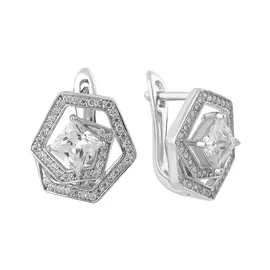 Серьги Фианит,