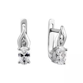 Серьги Фианит