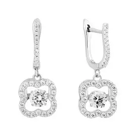 Серьги Фианит